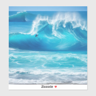 Vinkara grottsjöblått klistermärken