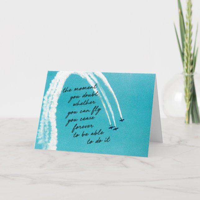 VINKARA hälsningskort för luft Tack Kort (Framsida)