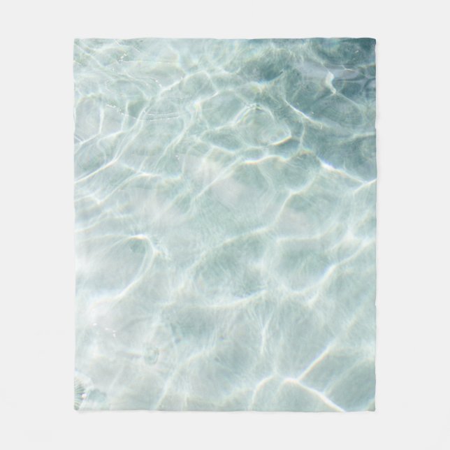 Vinkara havet fleecefilt (Framsidan)