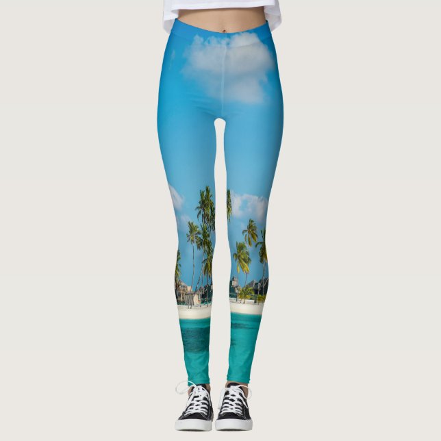 Vinkara havet leggings (Framsida)