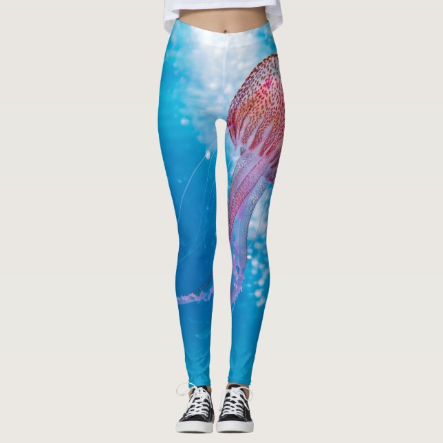 Vinkara havet leggings (Framsida)