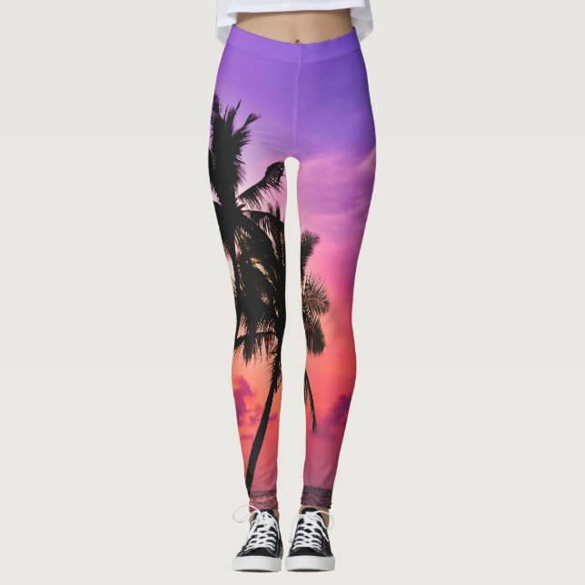 Vinkara havet leggings (Framsida)