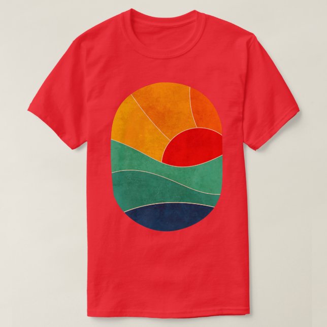vinkara havets minimalister t shirt (Design framsida)