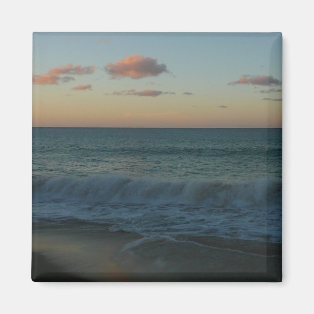 Vinkara kraschar vid Sunset Beach Ligcape Magnet (Framsidan)