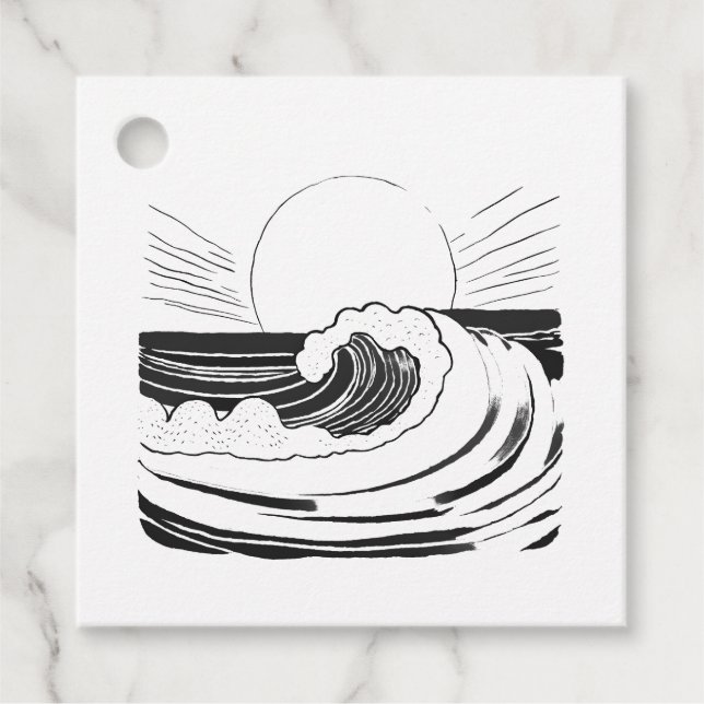 Vinkara oceanen gåvor etiketter (Framsida)