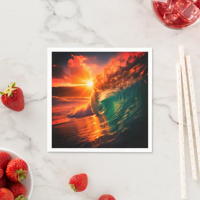 Vinkara oceanen pappersservett (Insitu)