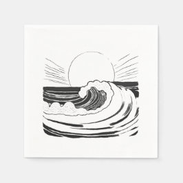 Vinkara oceanen pappersservett