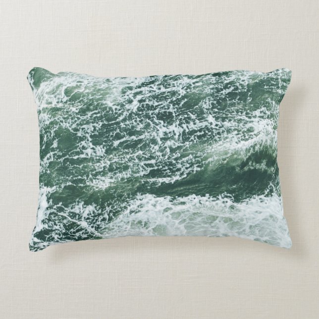 Vinkara oceanen prydnadskudde (Framsidan)