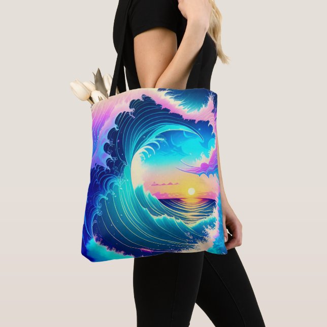 Vinkara oceanen tygkasse (Närbild)