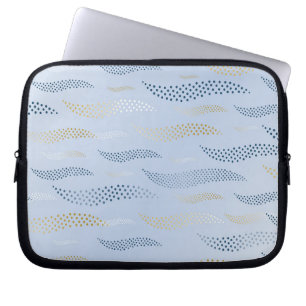 Vinkara tigern (stiliserad mönster) 4 laptop fodral