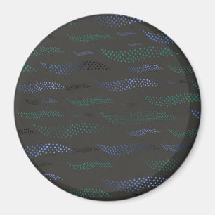 Vinkara tigern (stiliserad mönster) 7 magnet