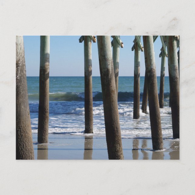 Vinkara under piren vid Myrtle Beach Vykort (Framsida)