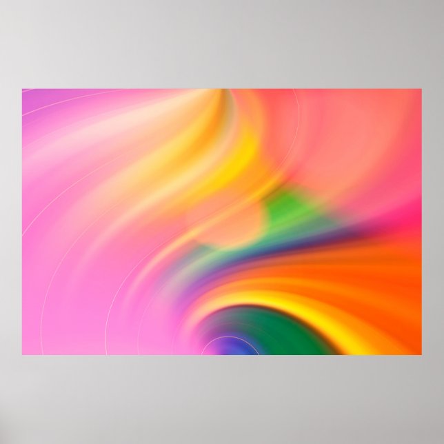 Vinkara vattenfärgsbakgrund struktur poster (Framsidan)