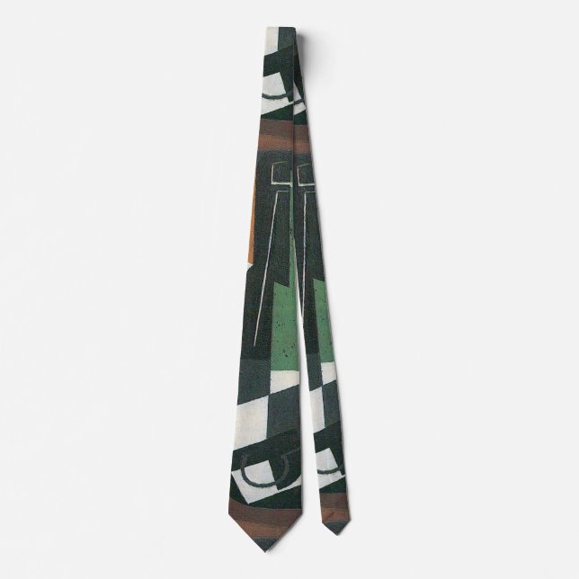 Vinkaraffflaska av Juan Gris, Vintage Kubism Slips (Framsida)