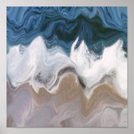 vinkarare på stranden poster