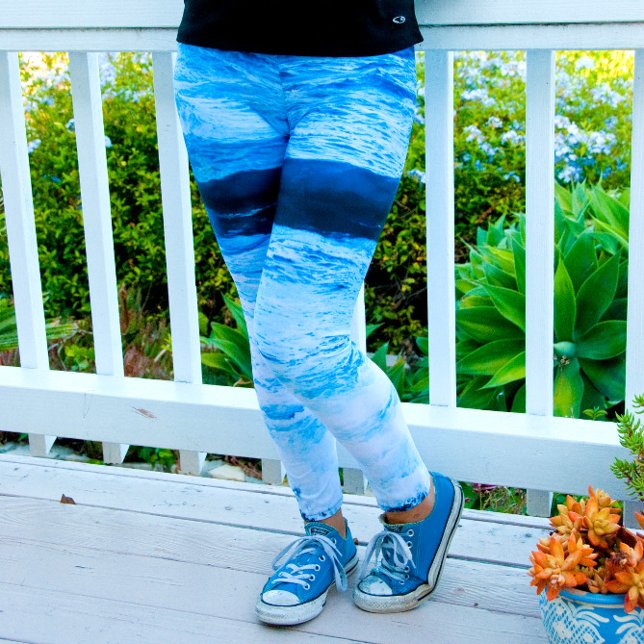 Vinkart foto från Hawaii Tropical Turcos Blue Ocea Leggings (Skapare uppladdad)