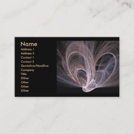 Vinkart profilkort för ljus visitkort