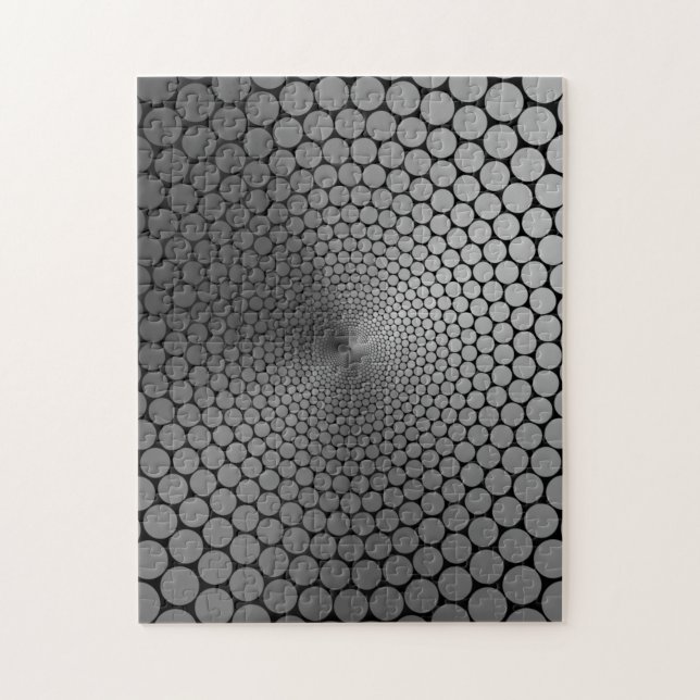 Vinkel ljussken/Svart LJUD för optisk Illusion Pussel (Vertikal)