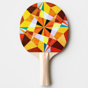 Vinkelformade geometriska former för varm Färg Coo Pingisracket