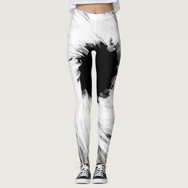 Vinkelformig - Lagar Leggings (Framsida)