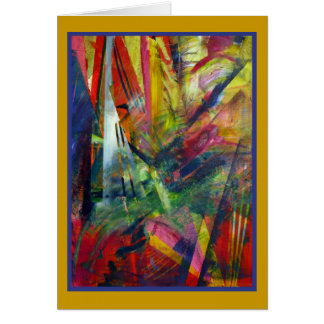 vinkelformigt ingripande hälsningskort