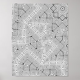 Vinkelmönsterdesign för färgläggningssida för rutn poster
