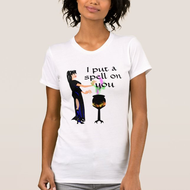 Vinkla med Magic Pot och citat T Shirt (Framsida)