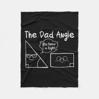 Vinkla Pappa vet du att jag är Höger för lärarvete Fleecefilt