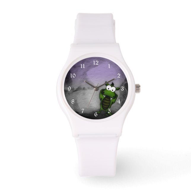 Vinklad drake armbandsur (Framsida)
