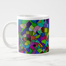 Vinklad glasskiktad platta 20 oz Mugg