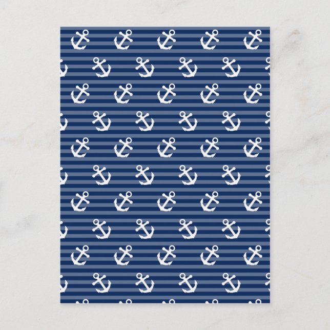 Vinklade ankare vykort (Framsida)