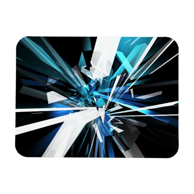 Vinklade rektanglar #2 magnet (Horisontell)