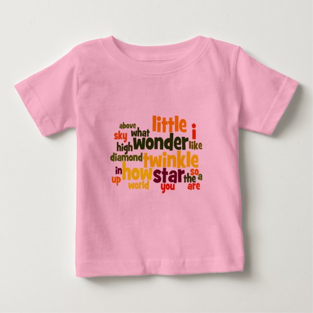 Vinkle, twinkle Little Star long sleeve t-shirt (Framsida)