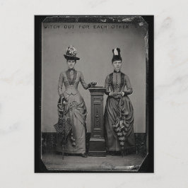 Vinkling ut åt varandra vykort