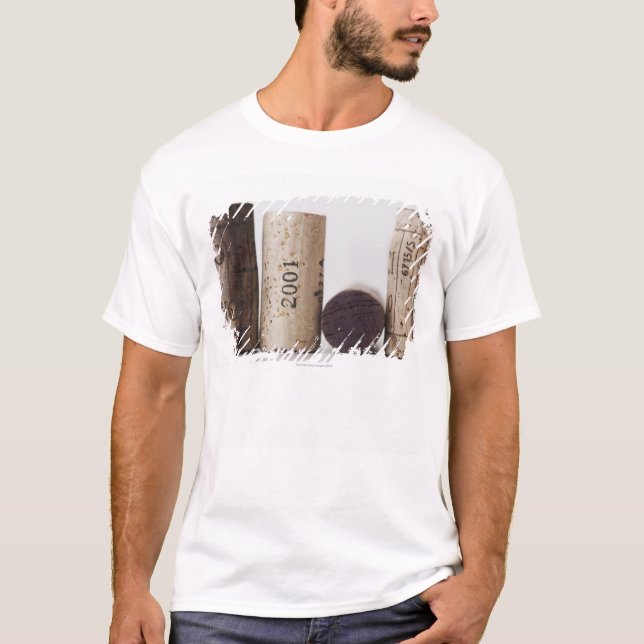 Vinkorkar med data t-shirt (Framsida)