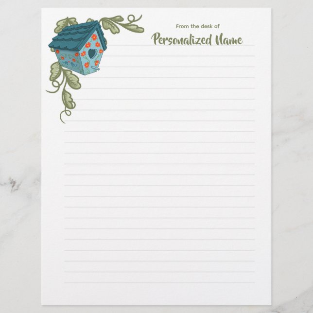 Vinkyssad Retreat Lintet Letterhead Brevhuvud (Framsida)