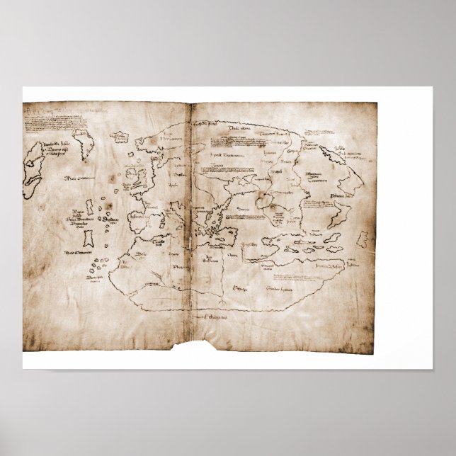 Vinland Karta Poster (Framsidan)