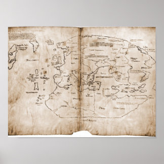 Vinland Karta Poster