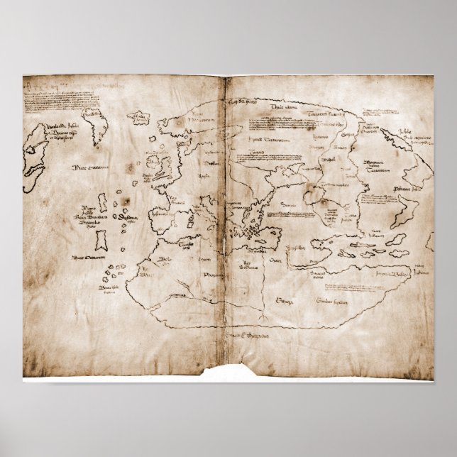 Vinland Karta Poster (Framsidan)
