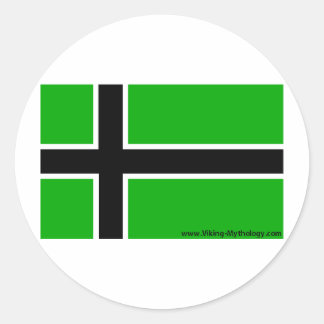 vinland runt klistermärke