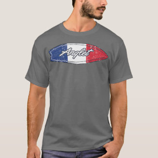 Vinlet Frankrike Flagga Surfboard T Shirt
