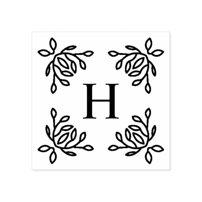 Vinmonogram Stämpel (Tryck)