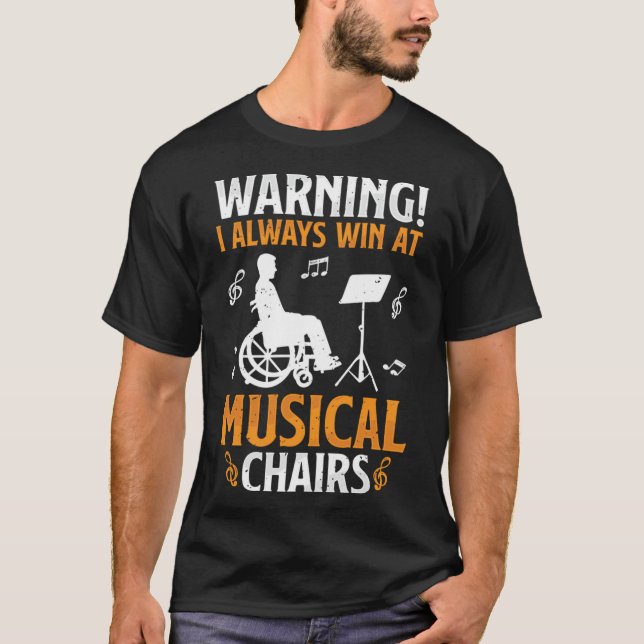 Vinn alltid vid handikapp med funktionsnedsättning t shirt (Framsida)