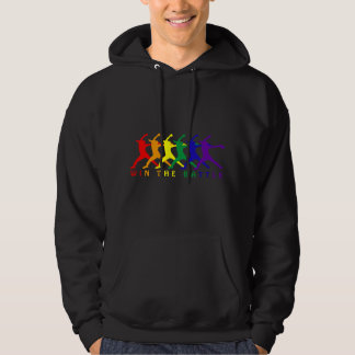 Vinn av Softball Pitcher LGBT Ga Hoodie