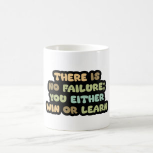 Vinn eller Lär dig. Inget felmeddelande - Motiveri Kaffemugg