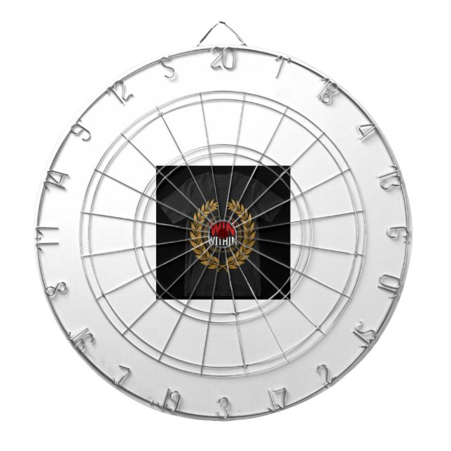Vinn inom." " darttavla (Framsidan)