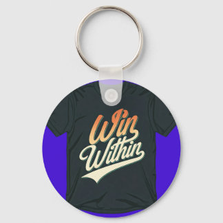 "Vinn inom." Nyckelring