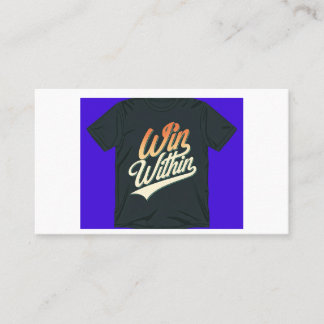 "Vinn inom." Visitkort