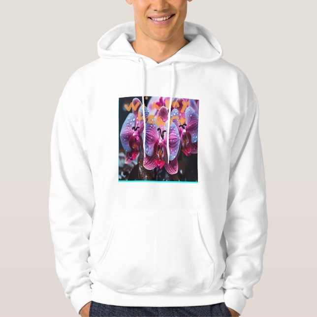 Vinn min hjärthandskriven Orchid Art av en ung Hoodie (Framsida)