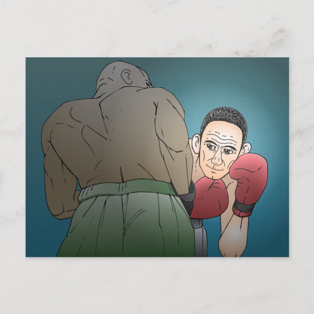 Vinnande eller förlorande vykort (Framsida)